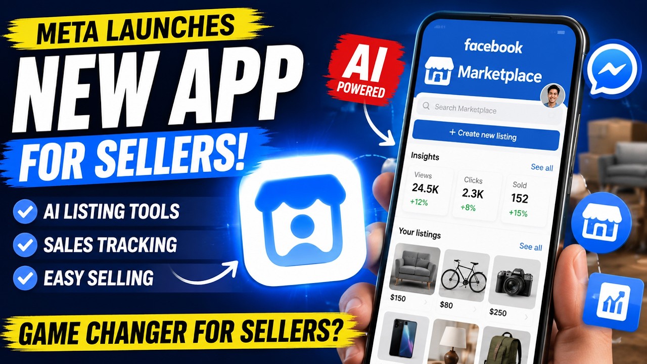 Facebook Marketplace ждет масштабное обновление! Meta запускает новое приложение для продавцов