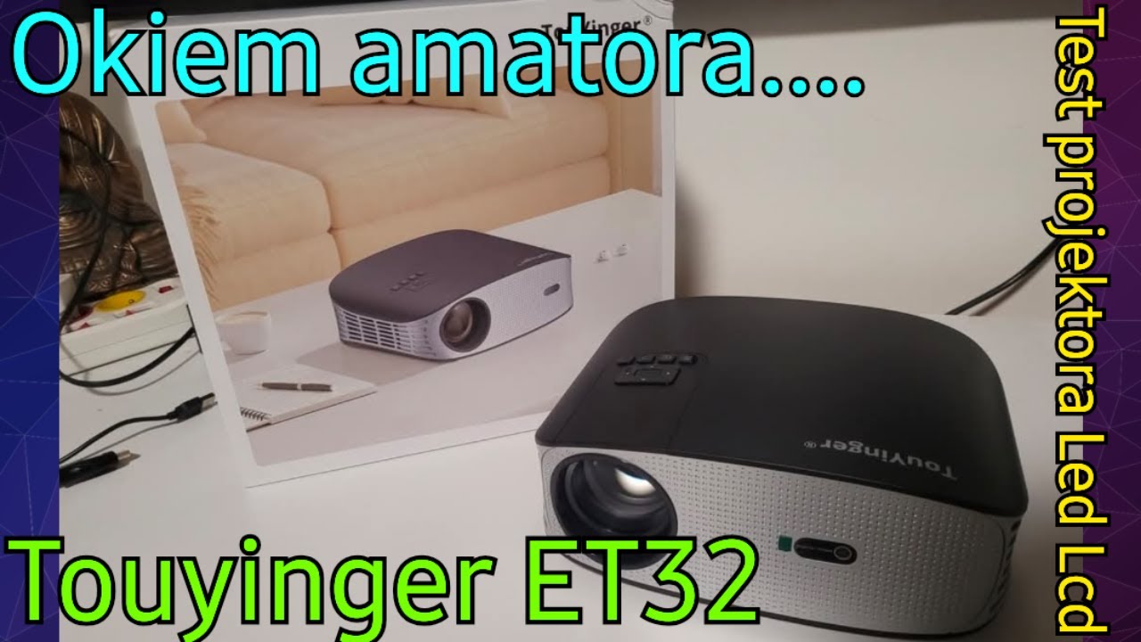 Test projektora Led Lcd Touyinger ET32 FHD 1080p 