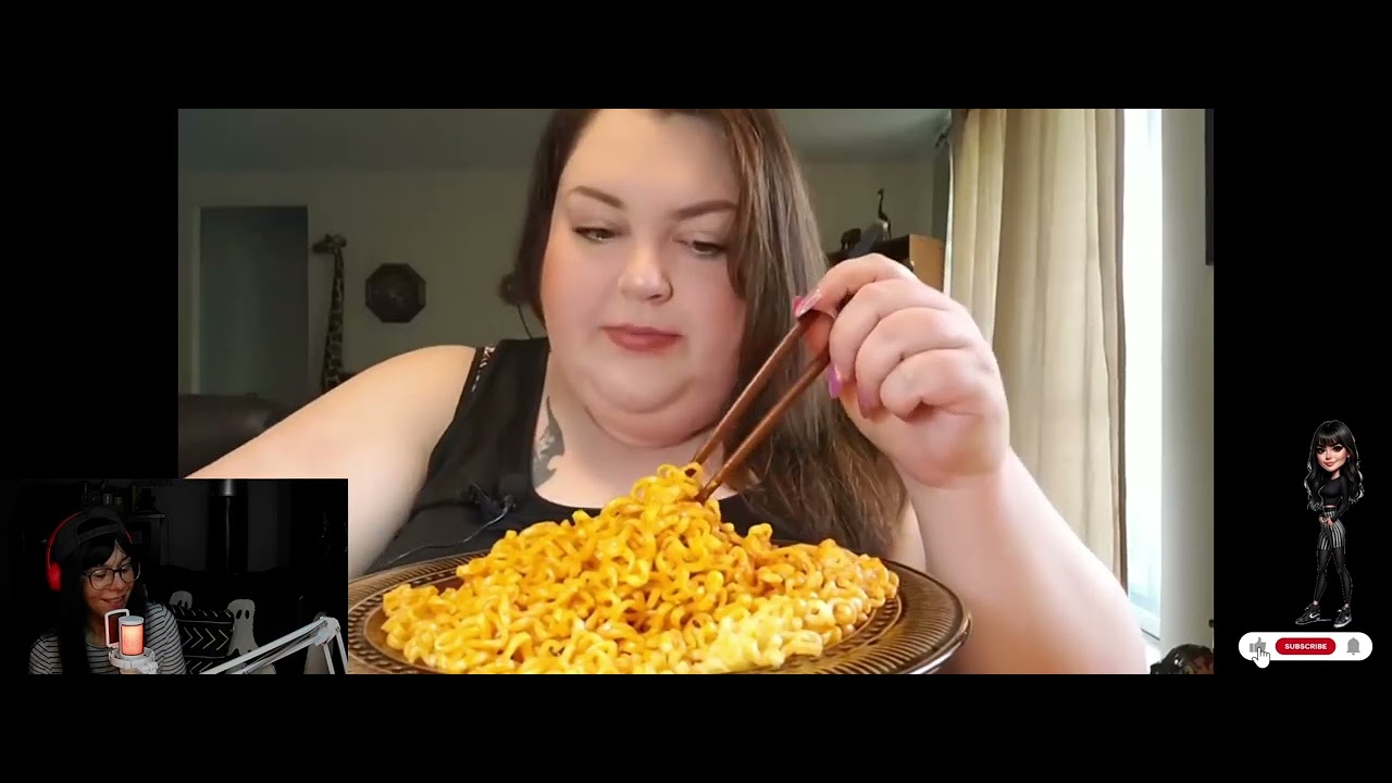 The choke heard 'round the world (old Foodie Beauty spicy ramen react)