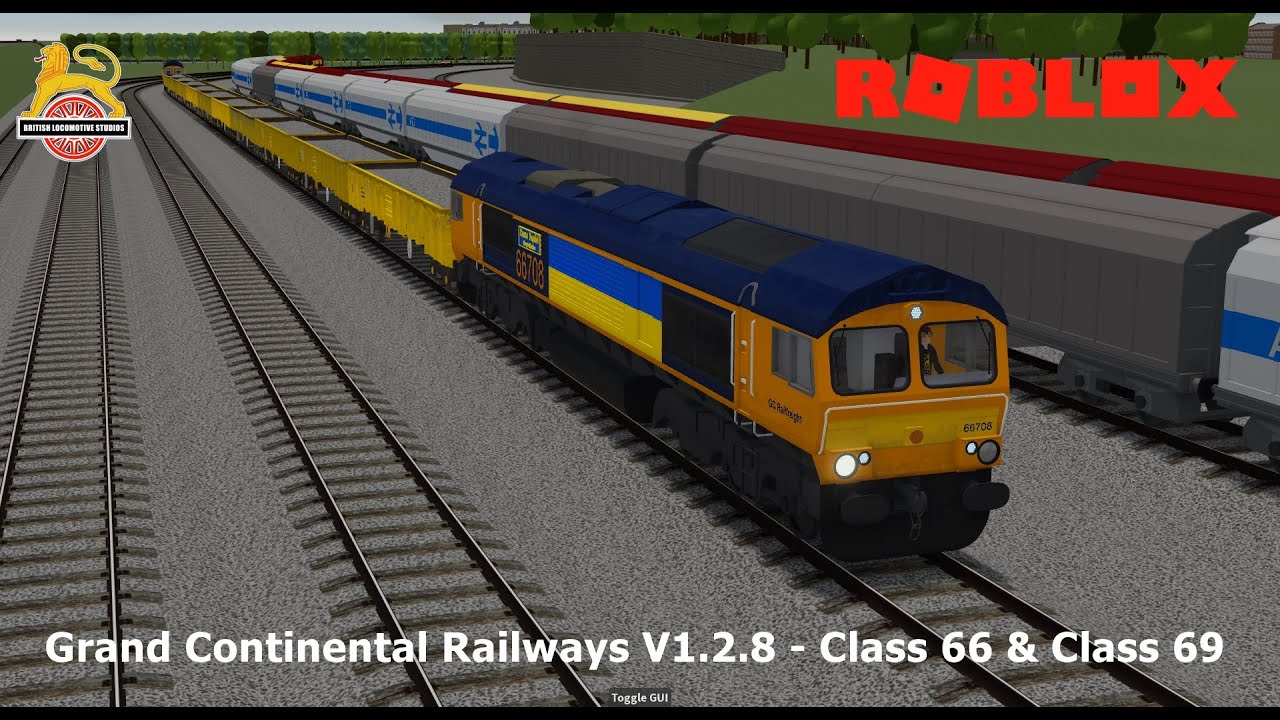 Roblox - Grand Continental Railways 1.2.8 Class 66 & Class 69 On Freight