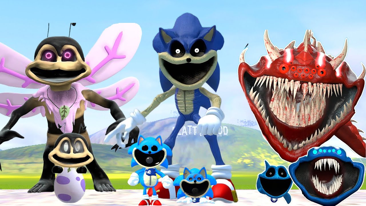 ALL SMILING CRITTERS FORGOTTEN VS ALL MECHATITAN FAMILY - POPPY PLAYTIME CHAPTER 4 In Garry's Mod!