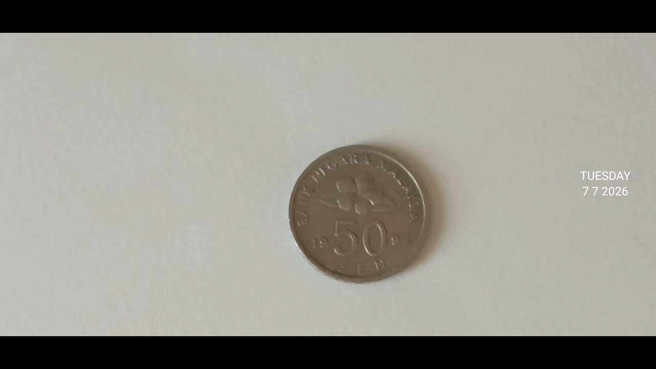 50 sen coin from Malaysia