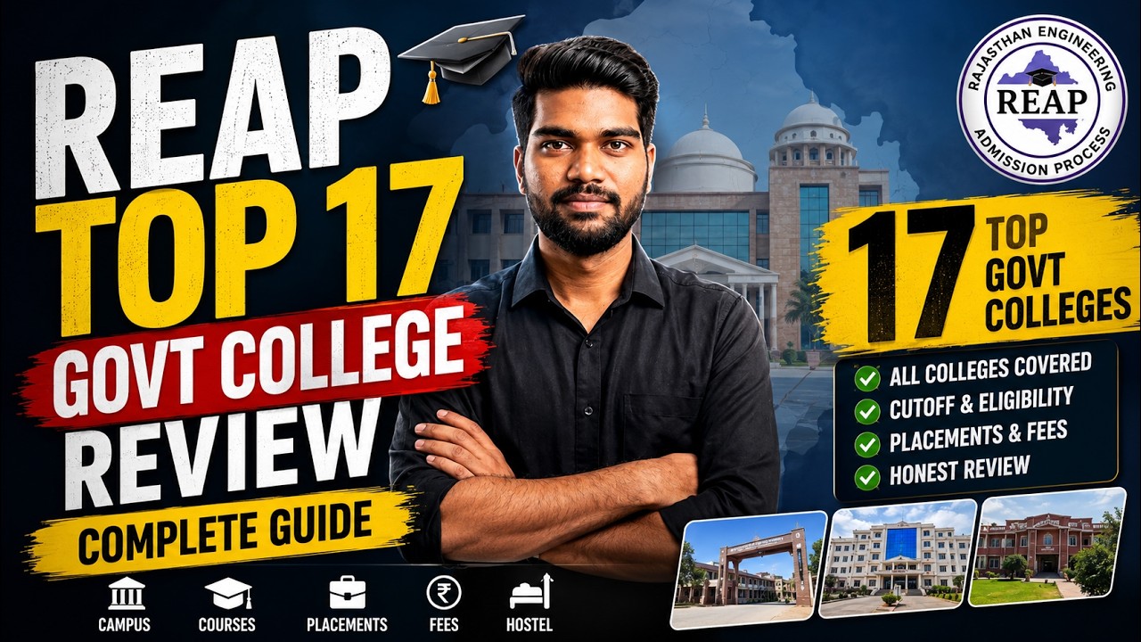 🎓 Top 17 Govt Colleges Under REAP 2026 | Complete Review & Ranking #reap2026