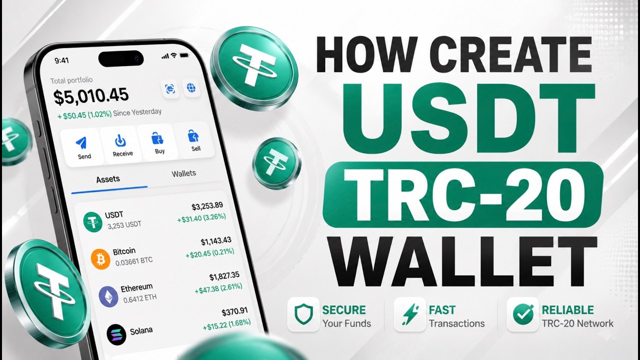 How to Create a USDT Wallet / How to Receive USDT / How to Send USDT (2026)