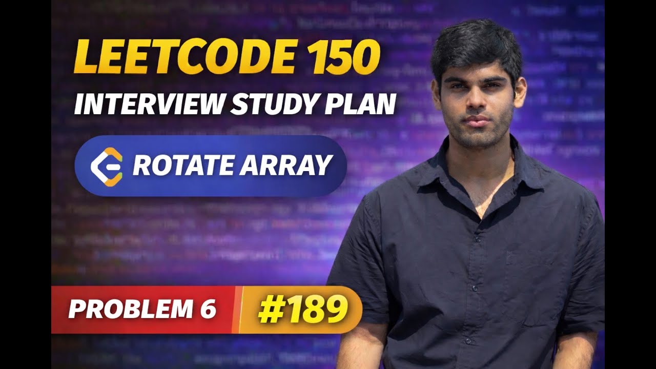 Leetcode Interview 150 ||Q6||189||Rotated Array||