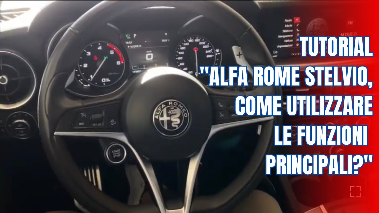 Tutorial Alfa Romeo Stelvio