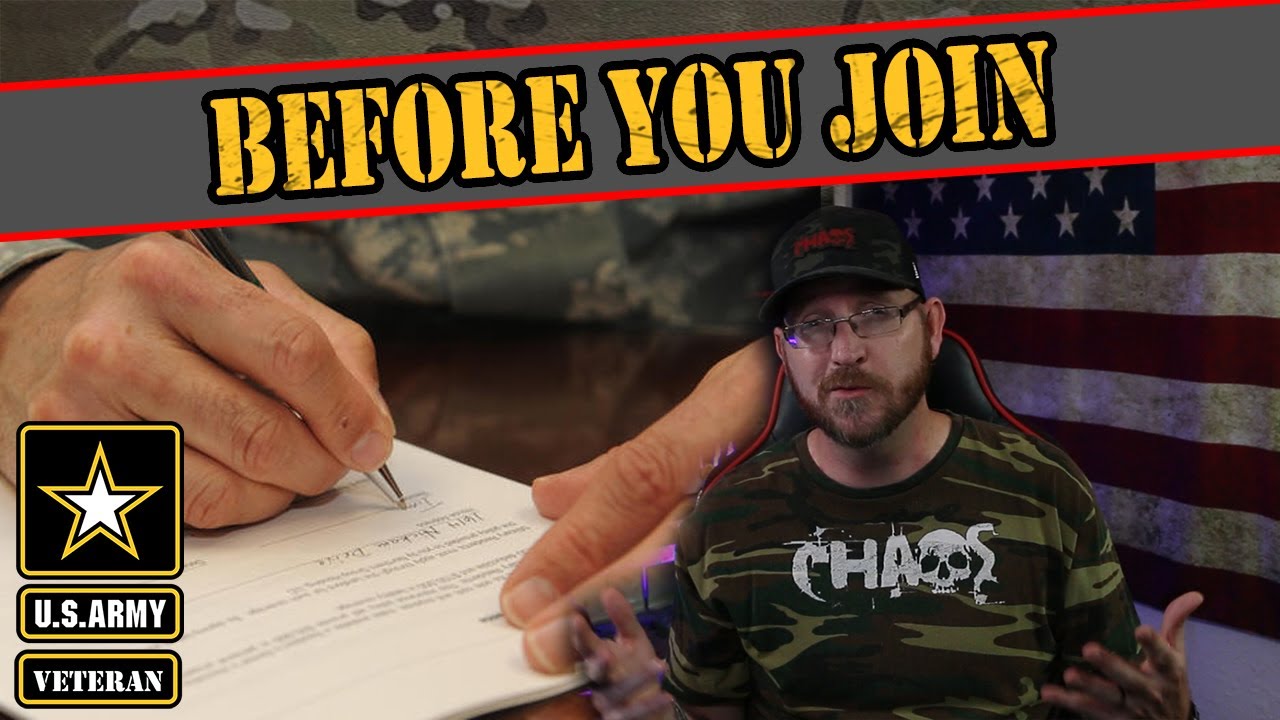 You need to know about this before joining the Army