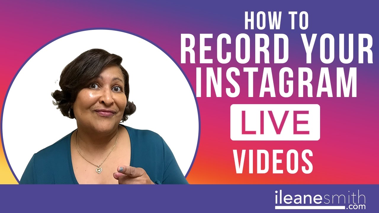 How To Record Your Instagram Live Video on Mac