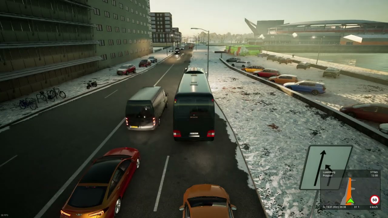 Fernbus Coach Simulator. No commentary gameplay.