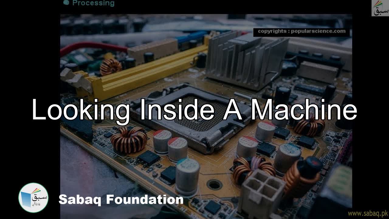 Looking inside a Machine, Computer Science Lecture | Sabaq.pk