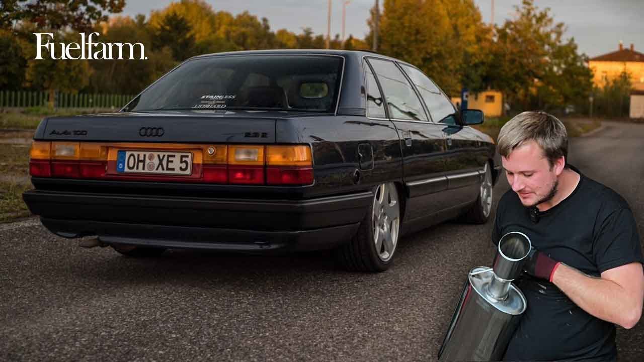 Das war schon lange überfällig! Audi 100 2.3E von Jakob @fourringsforge bekommt endlich eine BN-Pipes