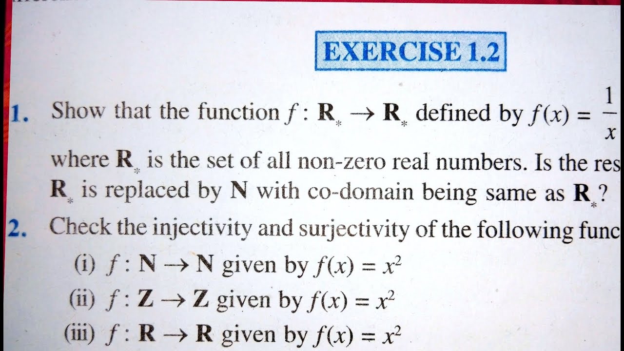 12 th (NCERT) Mathematics-RELATION AND FUNCTIONS EXERCISE- 1.2 (Solution)|Pathshala (Hindi)
