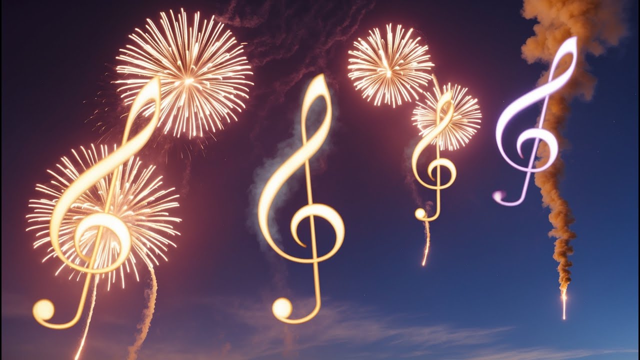 calming piano music | twelve frames of renewal | silent fireworks