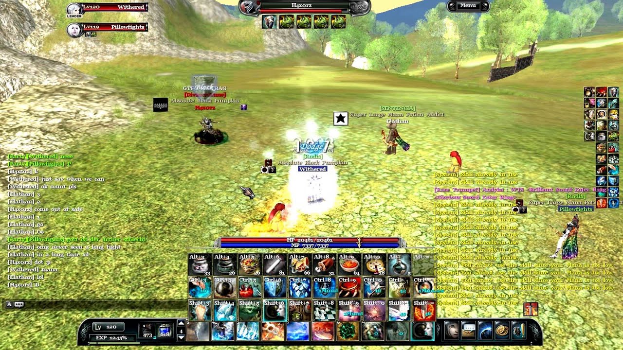 [Archlord] Ultimate PvP Withered Lv 120 Elementalist