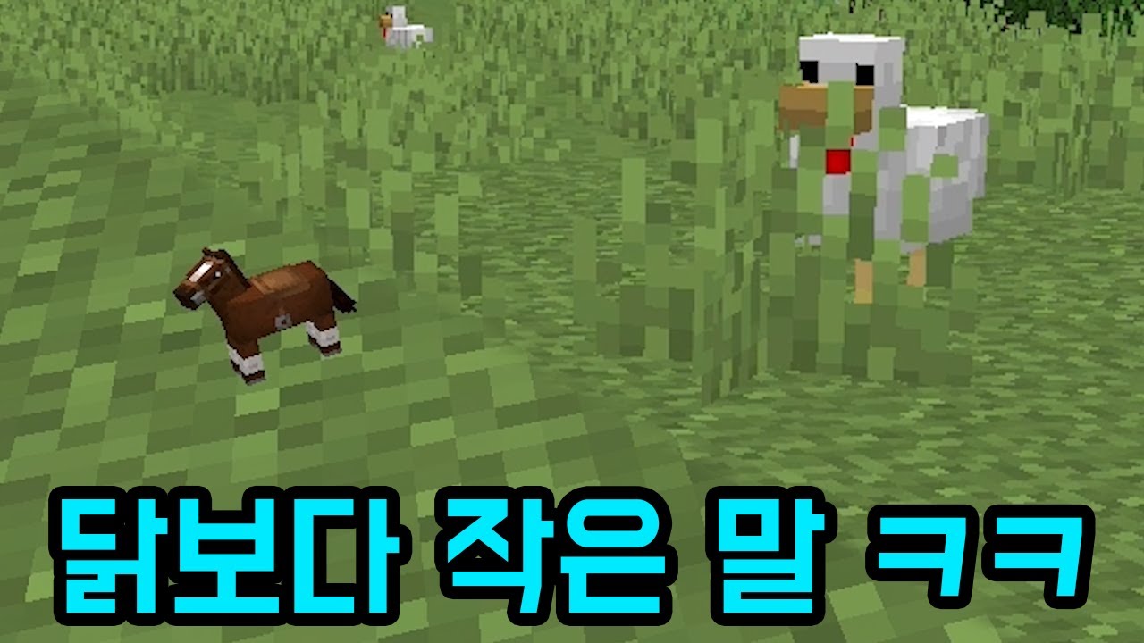 크기 조절이 정식으로 나올 줄이야(마인크래프트)