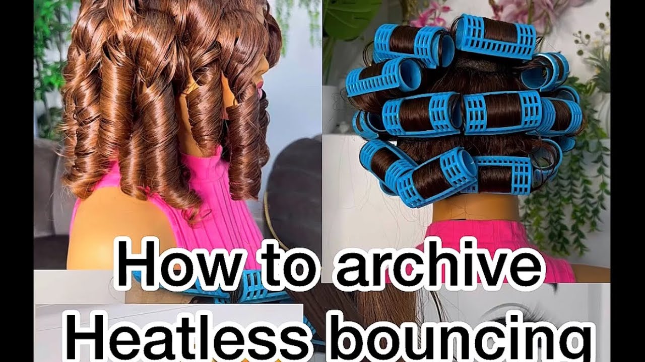 How to archive heatless bouncing curls at home 