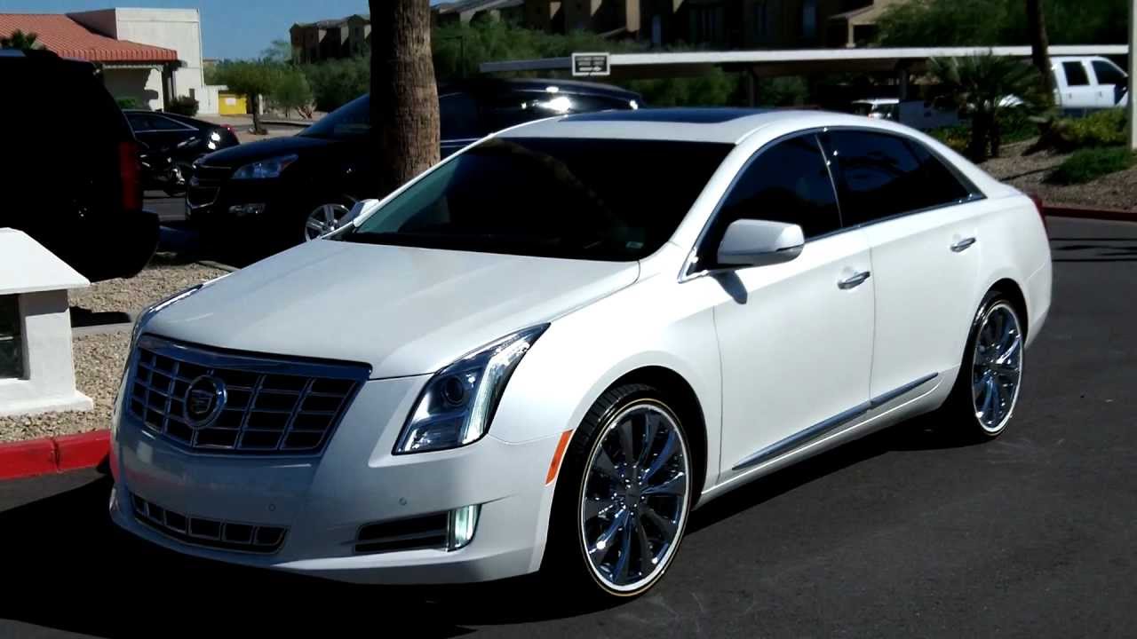 2013 Cadillac XTS, White Diamond Tricoat, Rear Vision, Lund Cadillac, Phoenix, AZ 85022