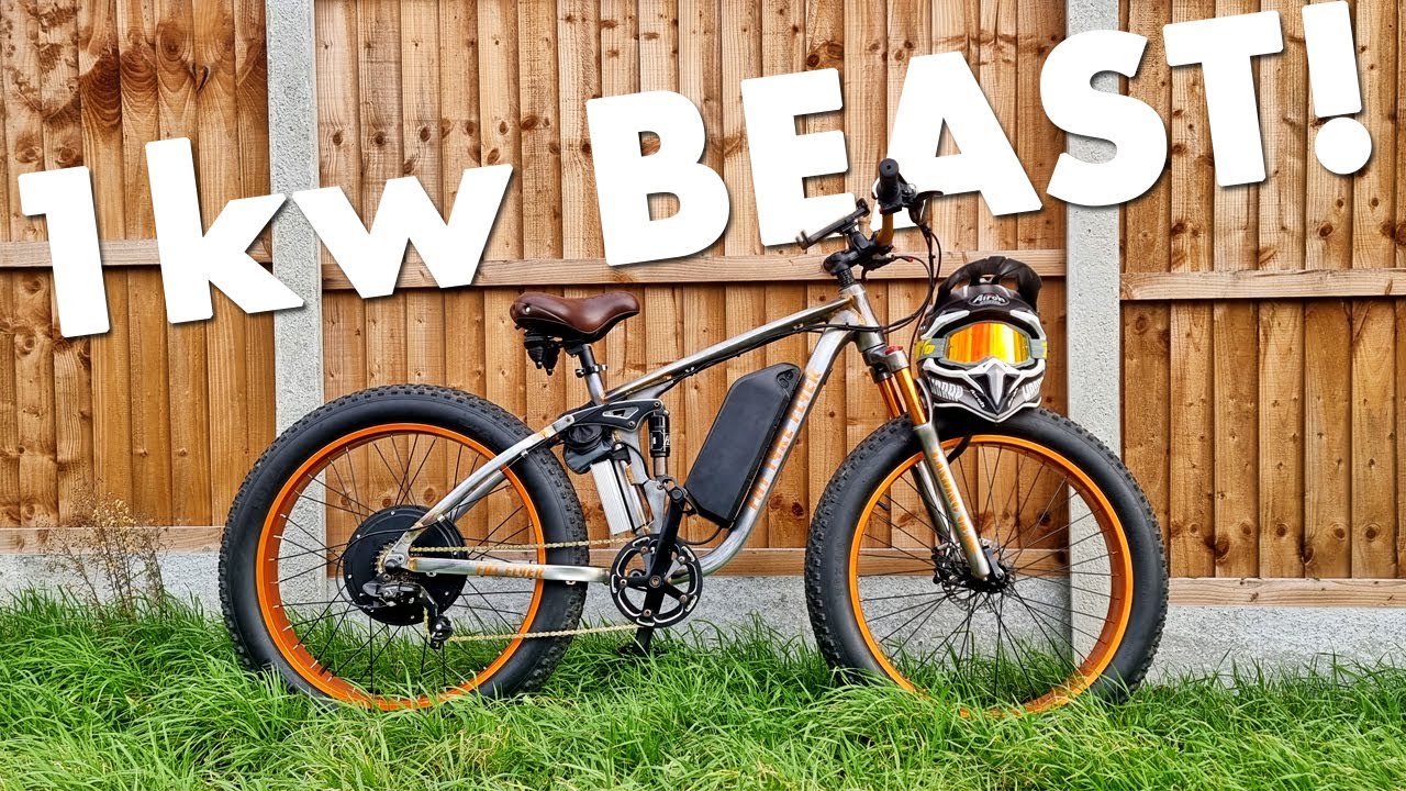 Test Ride!! 1000W Custom Fat Tyre E-bike