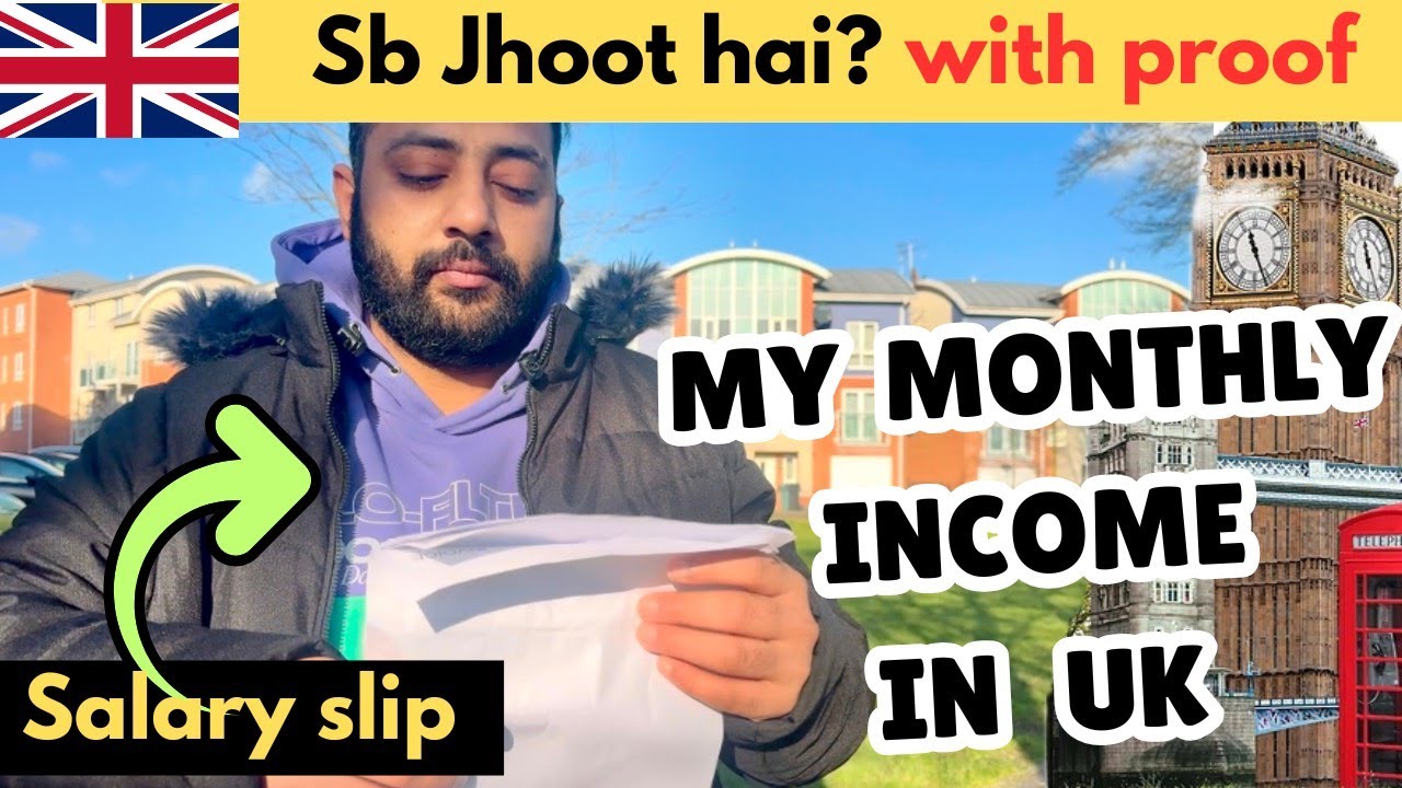 My Salary In UK as a Dependent 🇬🇧 | Monthly Income In UK 🇬🇧 | Average salary in uk | Full Time Job