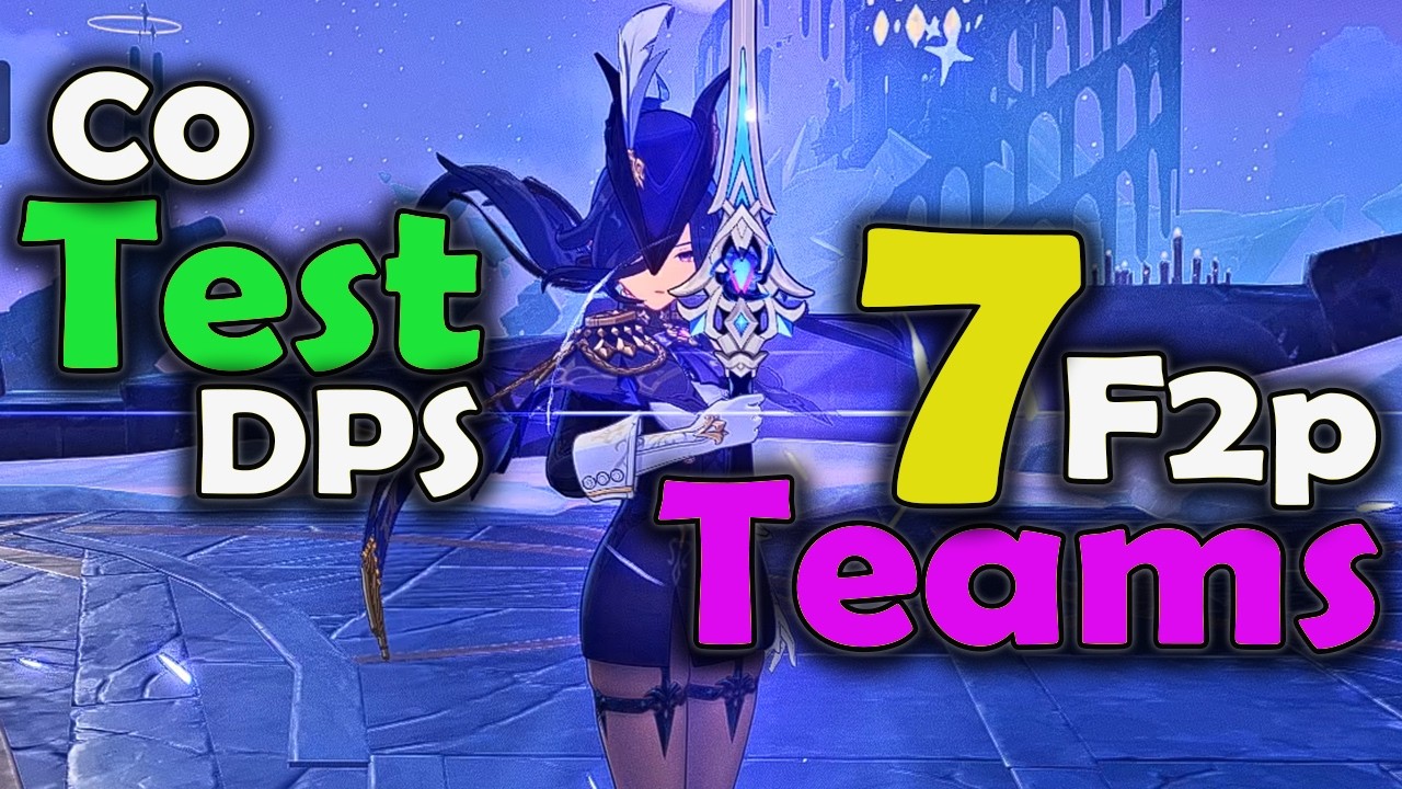 🔥 F2P Clorinde Dummy DPS Test &mdash; 7 Teams Compared!  Genshin Impact