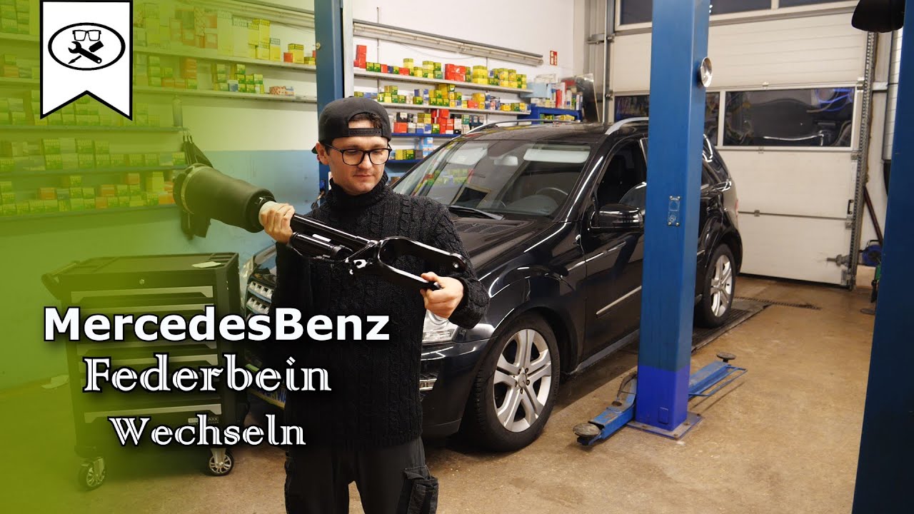 Mercedes Benz ML W164 Stoßdämpfer Luftbalg Vorne wechseln  | Change W164 shock | Tutorial