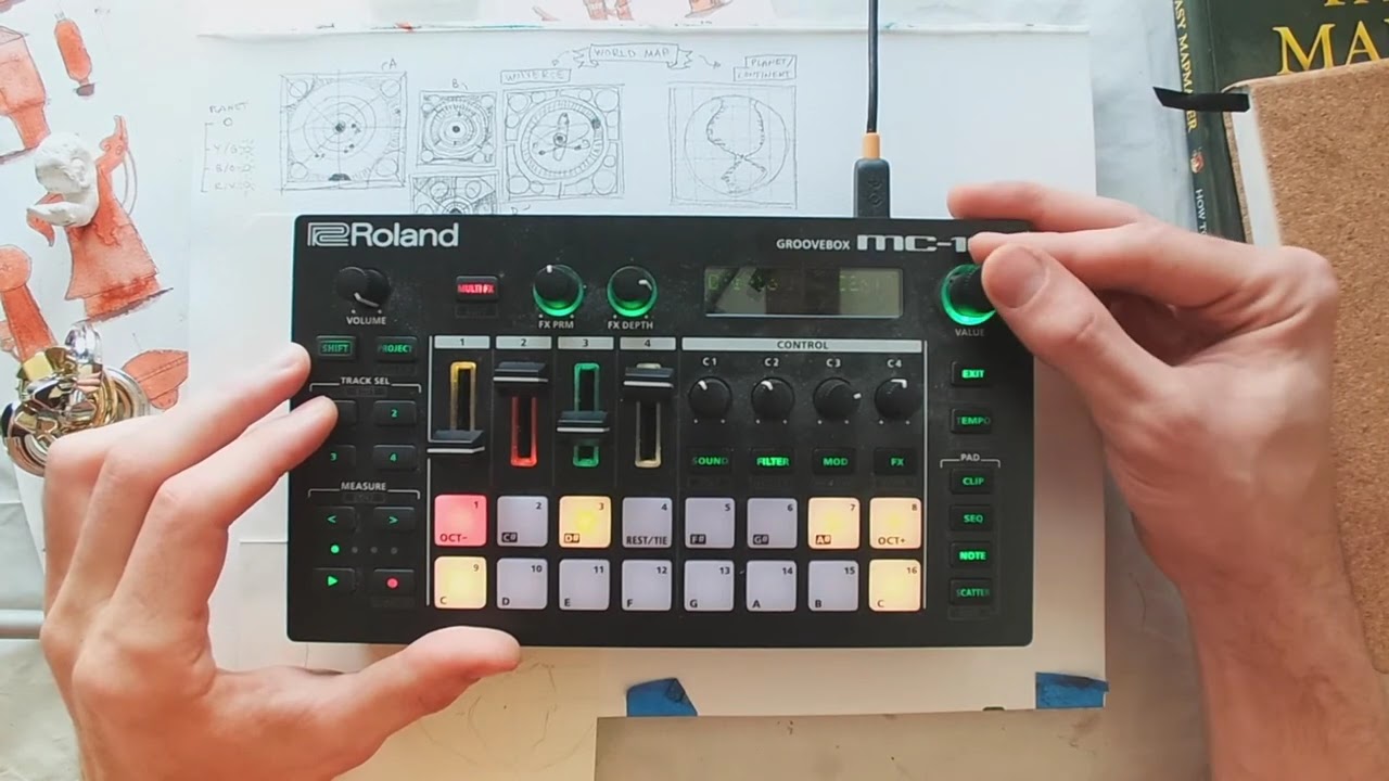 Some kind of reggae / Roland MC101 Improvisation (Stream clip)