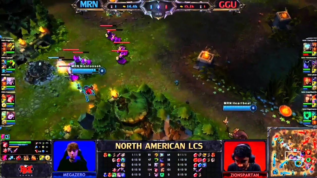 Team MRN vs Good Game University  LCS  NA W8D2 *** NO PAUSES NO EXTRA COMENTARY ***