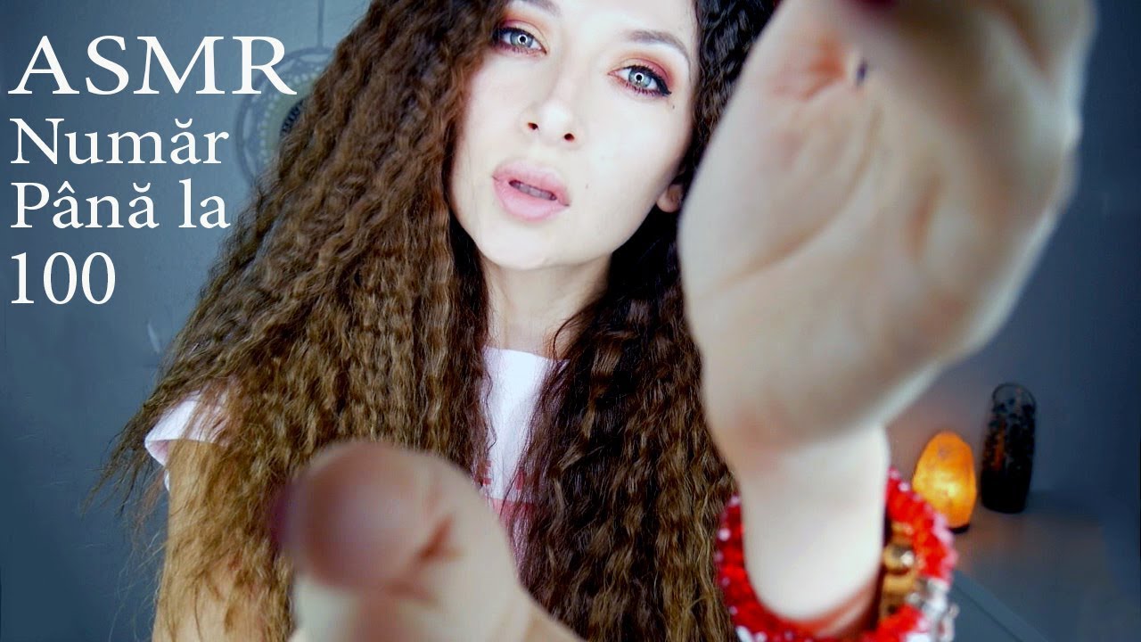 ASMR Counting to 100 in Romanian *Număr pînă la 100