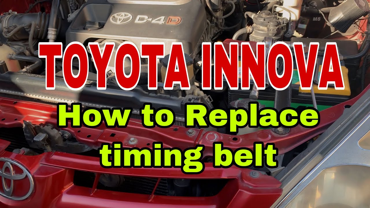 Paano mag palit ng timing belt Toyota innova