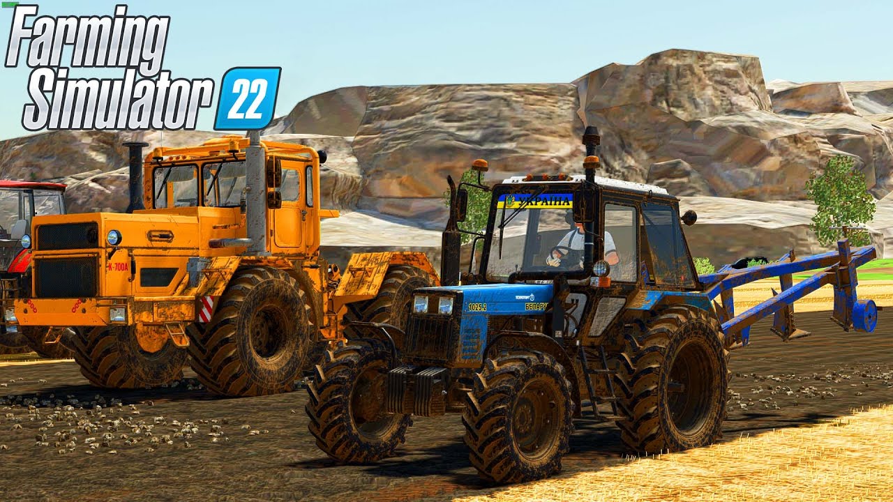 [РП] FS22. ОЧЕНЬ ТЯЖЕЛАЯ ПАХОТА НА ЧЕТЫРЕХ ТРАКТОРАХ.