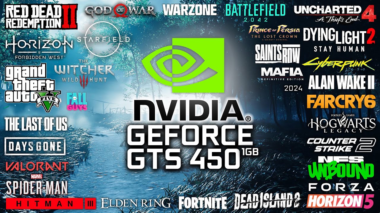 GeForce GTS 450 in 2024 - Test in 32 Games