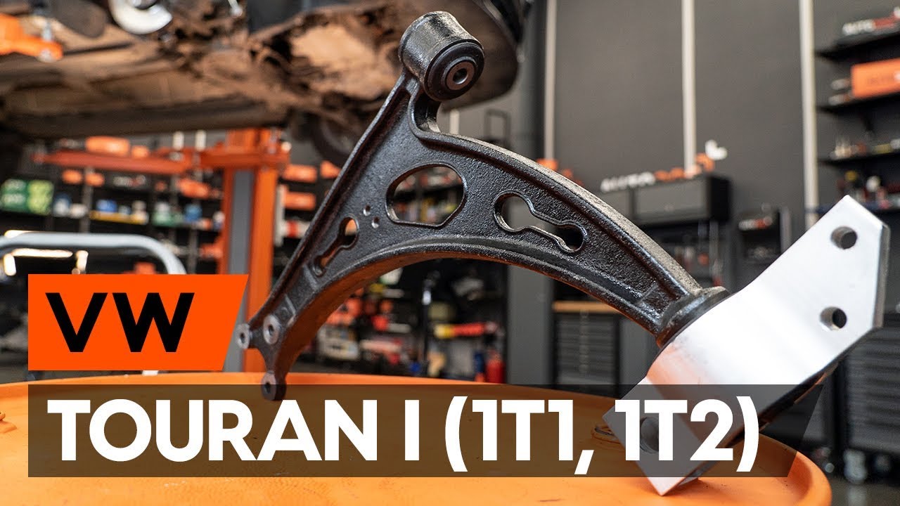 Wie VW TOURAN 1 (1T1, 1T2) Querlenker vorderen / Achslenker vorderen wechseln [AUTODOC TUTORIAL]