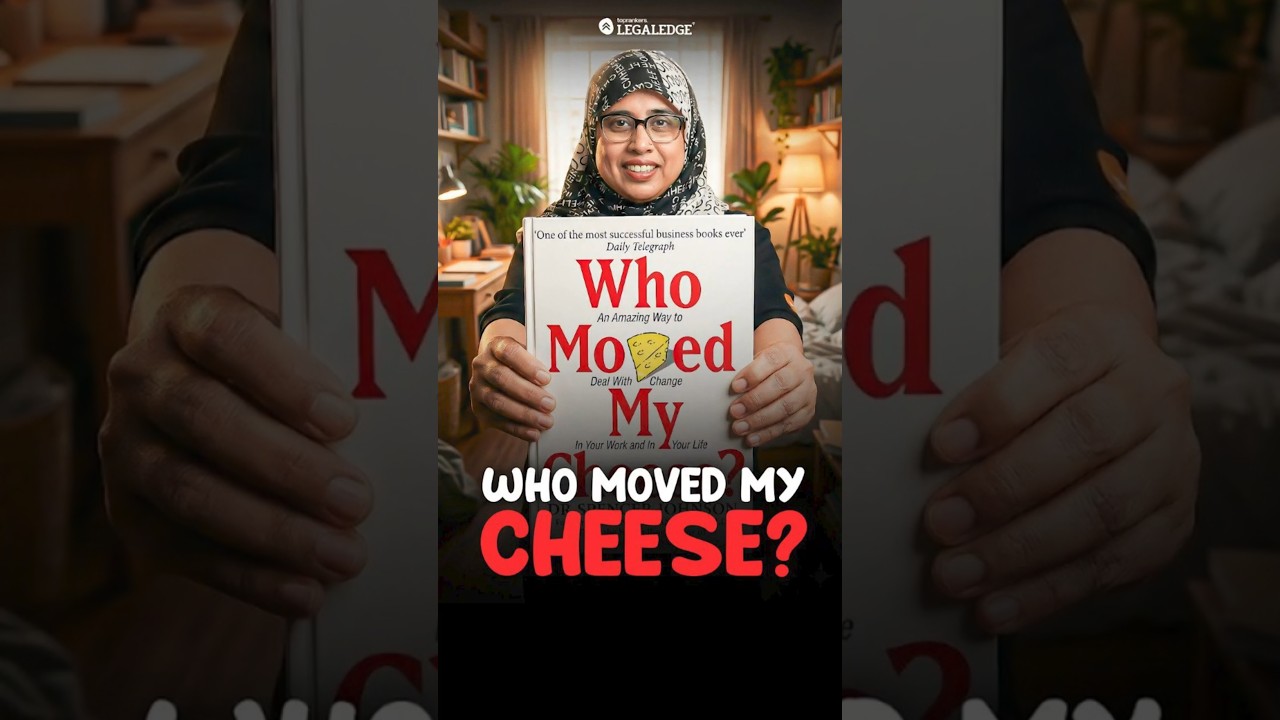 Who Moved My Cheese #clat #clat2027 #bookstoread #legaledge