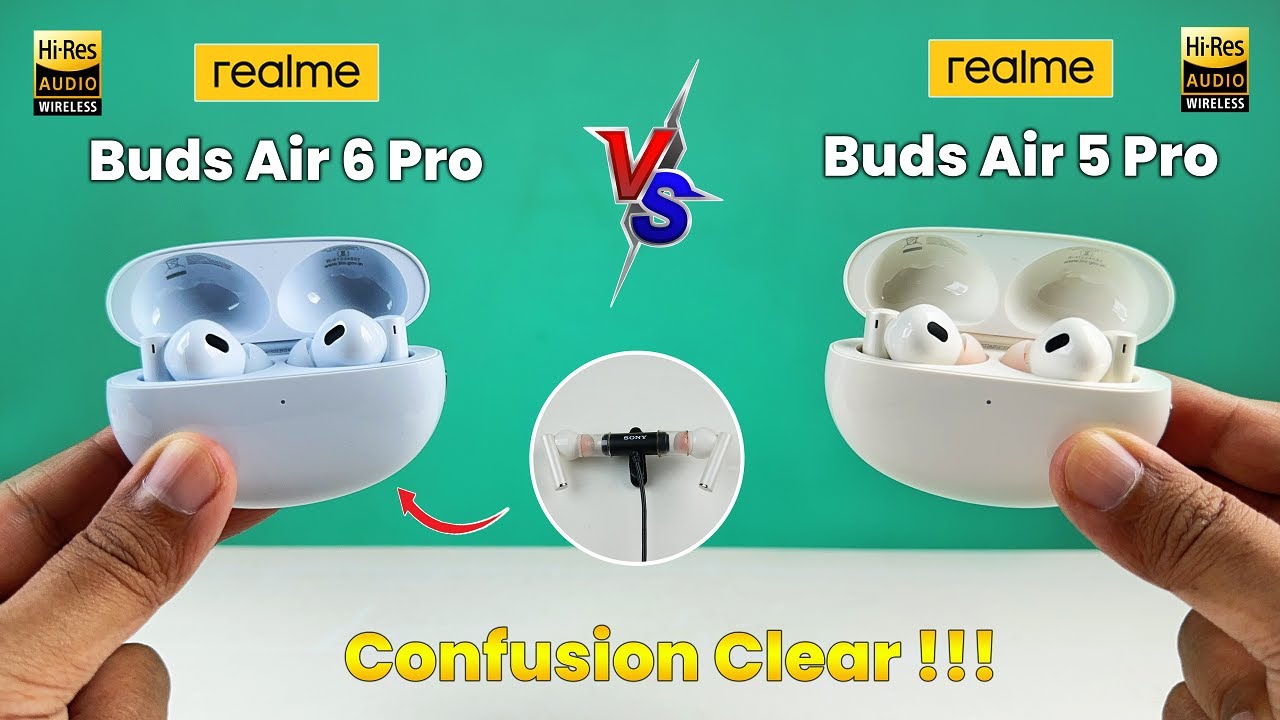 Realme Buds Air 6 Pro VS Realme Buds Air 5 pro ⚡ Ultimate Comparison !!! ⚡