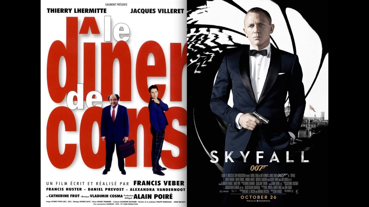 SKYFALL vs LE DINER DE CONS (parodie)