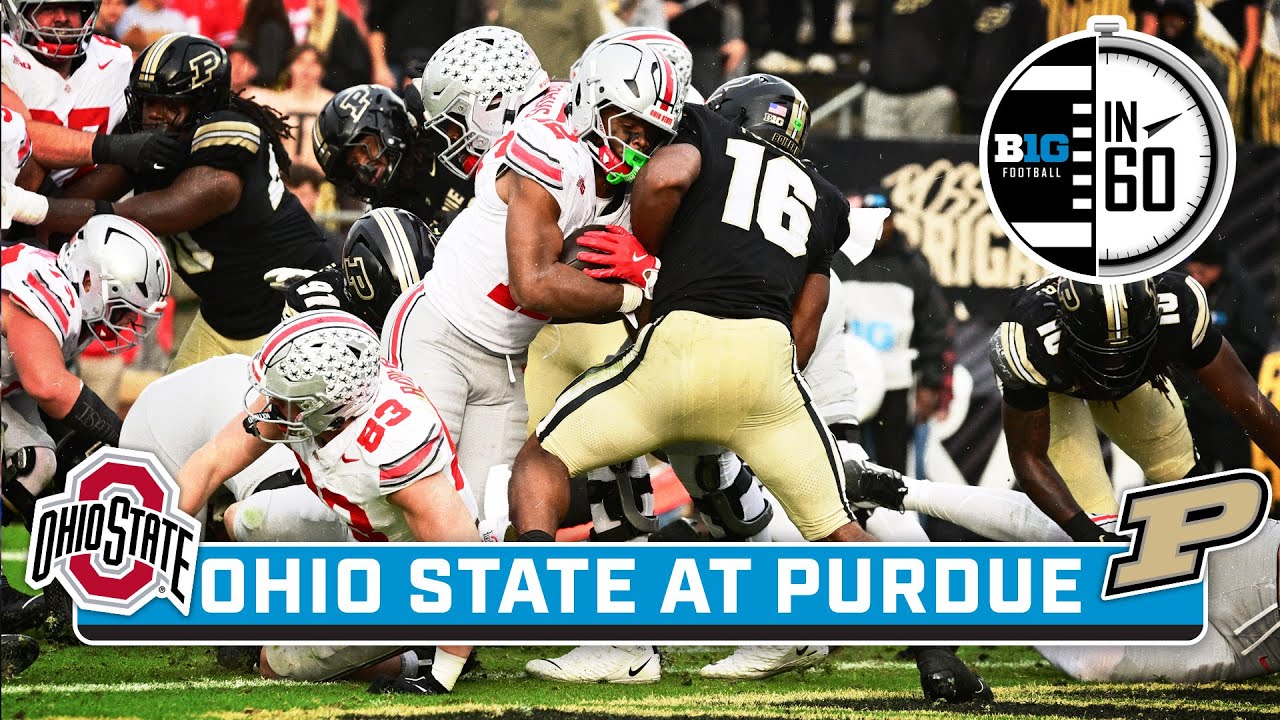 Ohio State at Purdue | Nov. 9, 2025 | B1G Football in 60