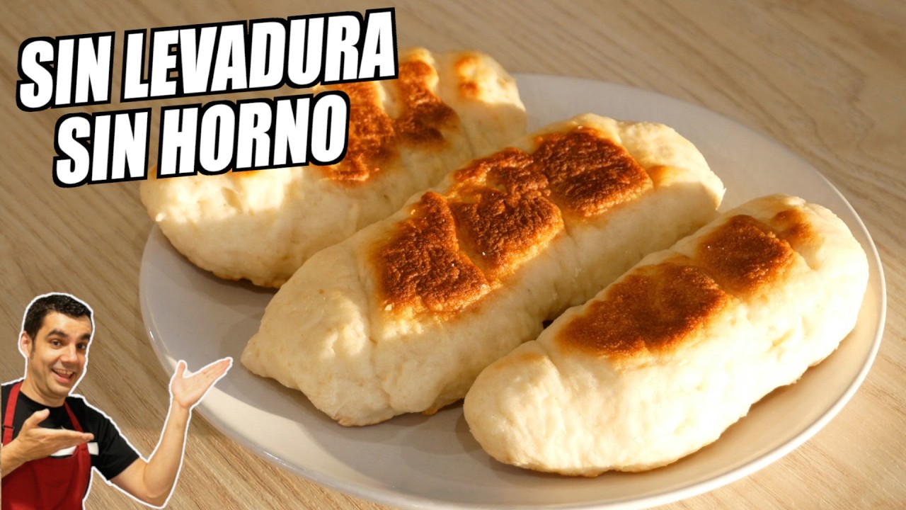 PAN SIN HORNO y SIN LEVADURA &iexcl;LISTO EN MINUTOS y QUEDA DELICIOSO!
