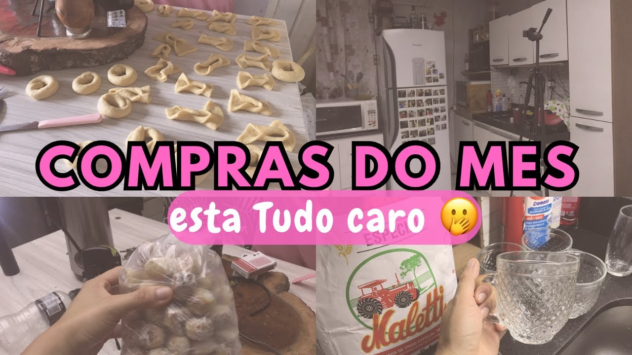 Compras do mês/ dia de ir no mercado/ rotina simples por aqui 