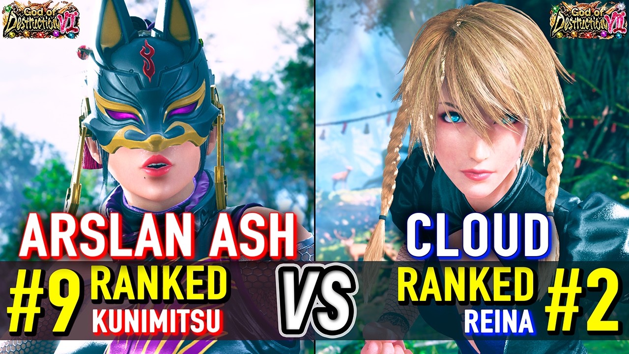 T8 🔥 ARSLAN ASH (#9 Ranked Kunimitsu) vs CLOUD (#2 Ranked Reina) 🔥 Tekken 8 High Level Gameplay