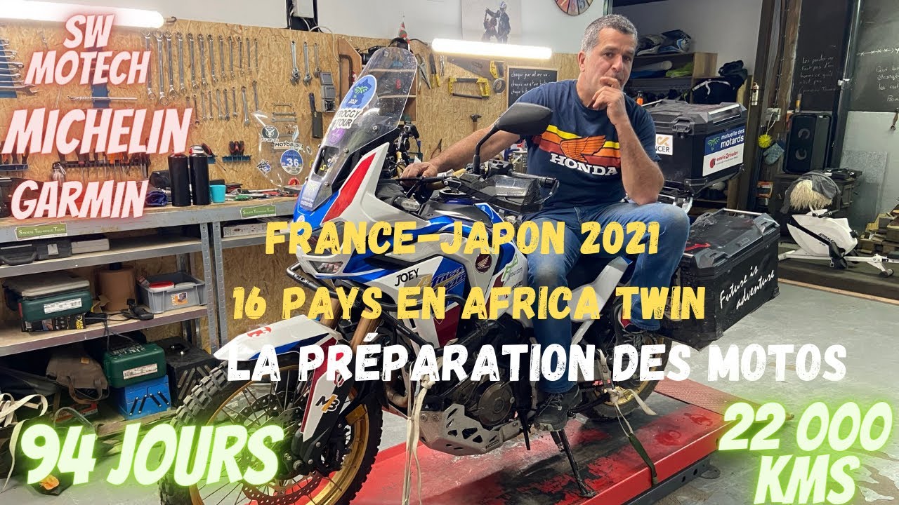 FRANCE-JAPON 2021, la préparation des motos