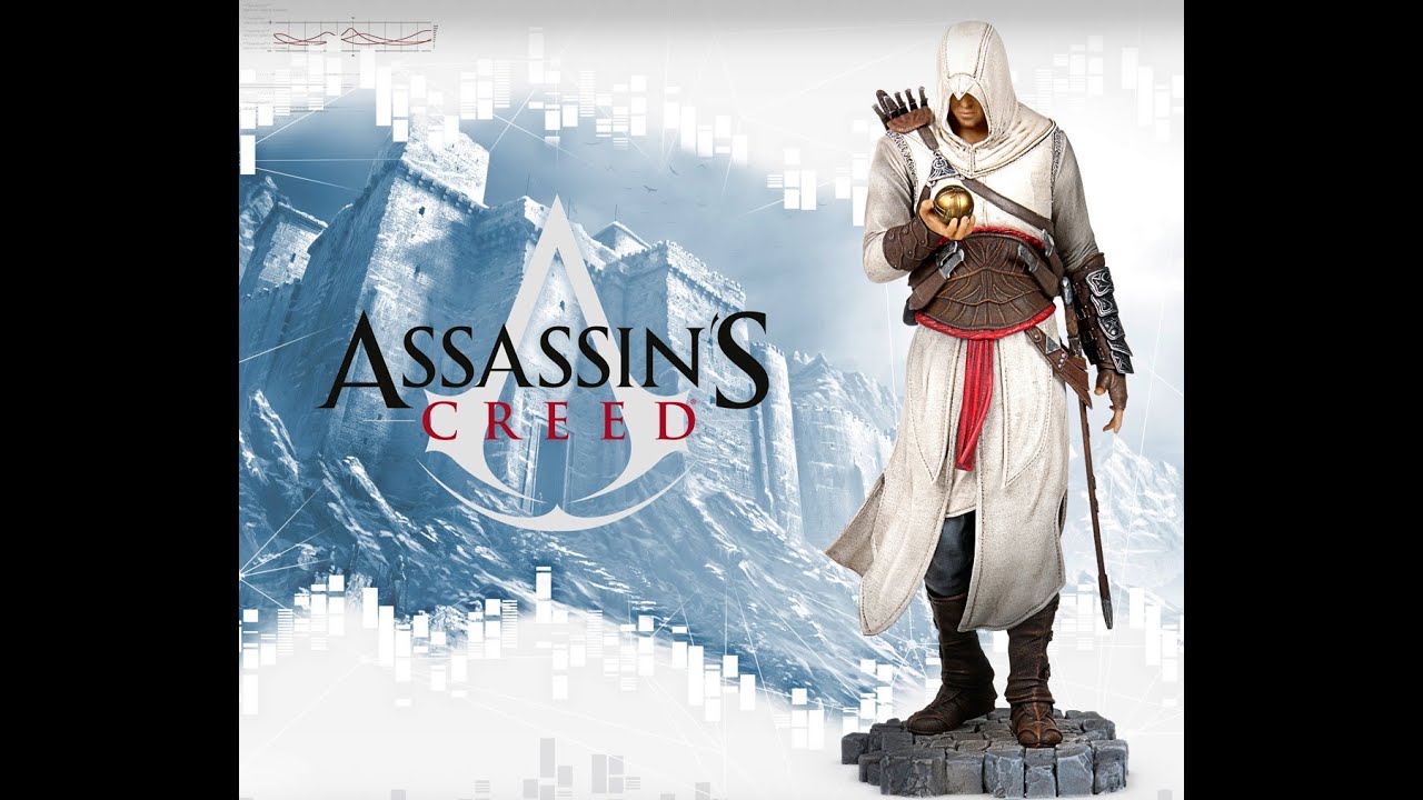 🎁 Assassin's Creed - Altair Apple of Eden Keeper Statue, Figure 24cm Unboxing, Presentation 🎁