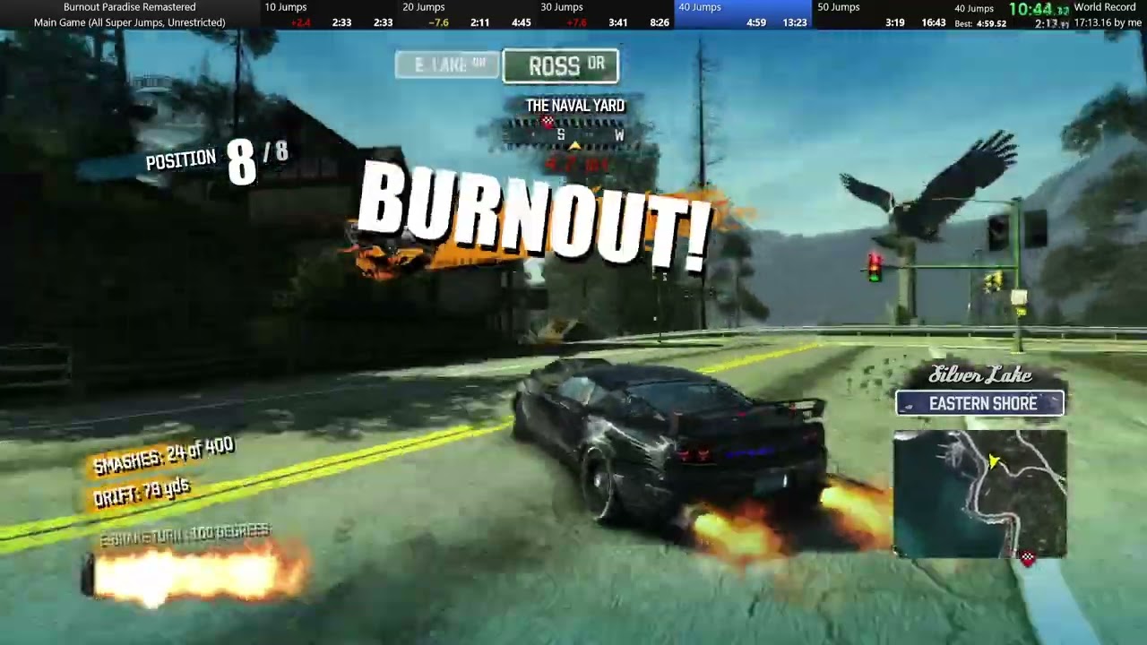 All Super Jumps 16:24.05 - Burnout Paradise Remastered PC