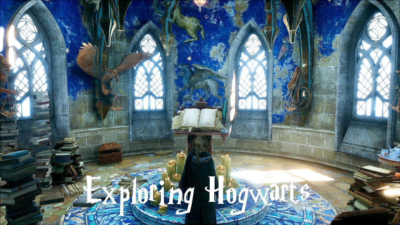 Exploring the Entire Grand Staircase Tower | Hogwarts Legacy (ambience)