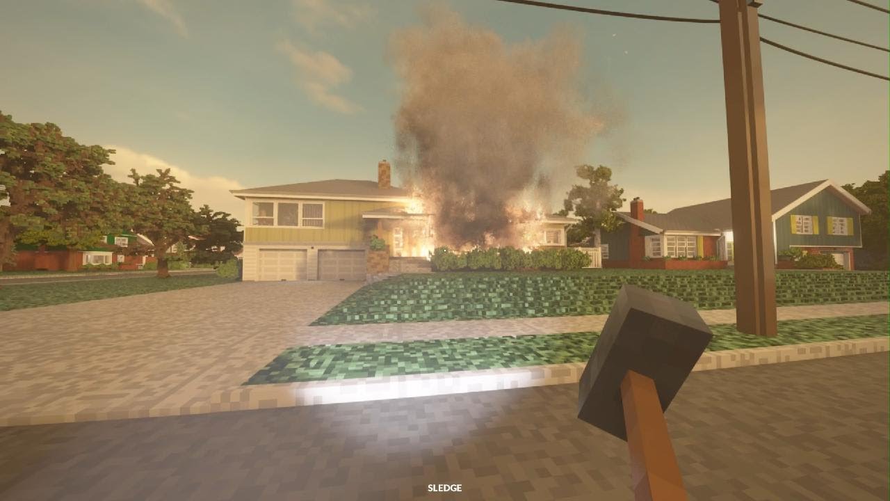 Houses in tear down, have fire alarms.
