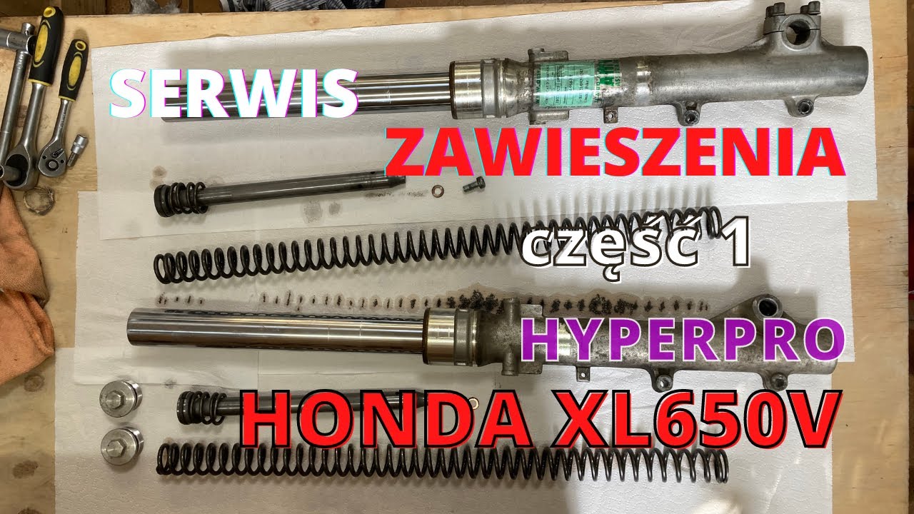 Lagi i sprężyny progresywne HYPERPRO odc. 1  - Honda XL650V Transalp