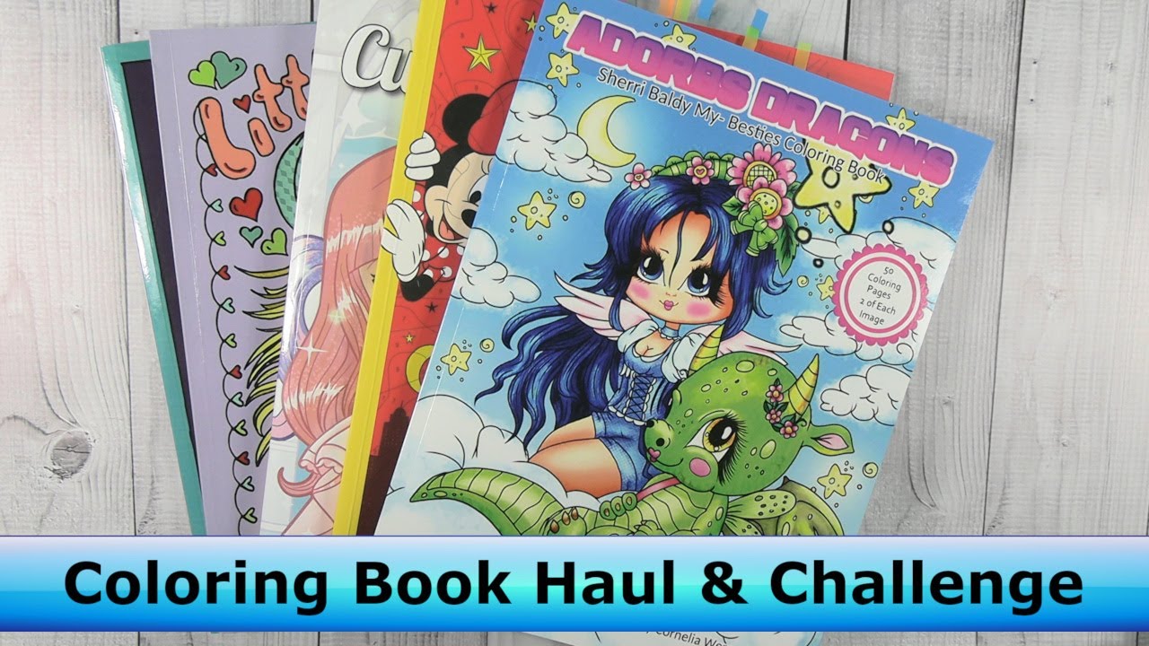 Six Coloring Books To Finish & Haul &Completed Pages | PaulAndShannonsLife