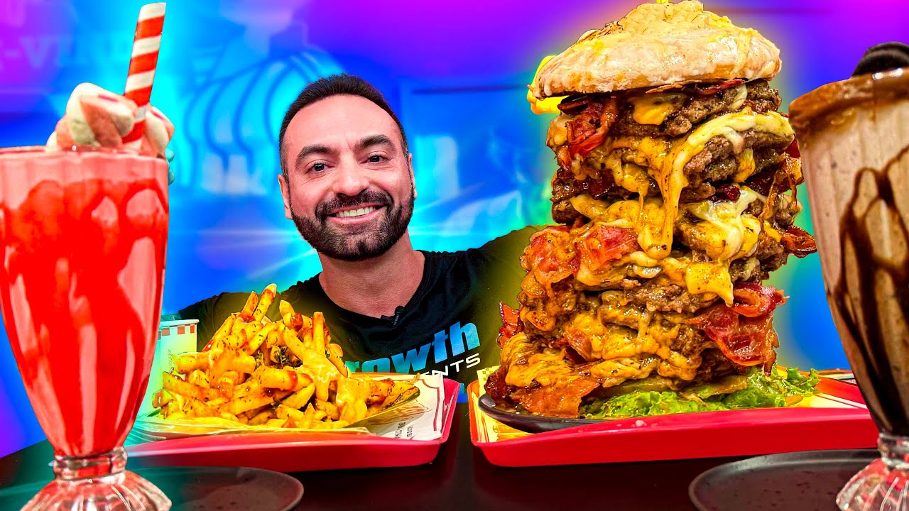 o DESAFIO que testou o LIMITE do CORBUCCI!! Burger, Fritas & SHAKES