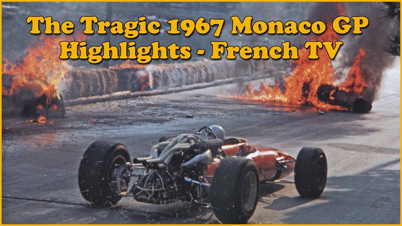 The Tragic 1967 Monaco GP Highlights - French TV
