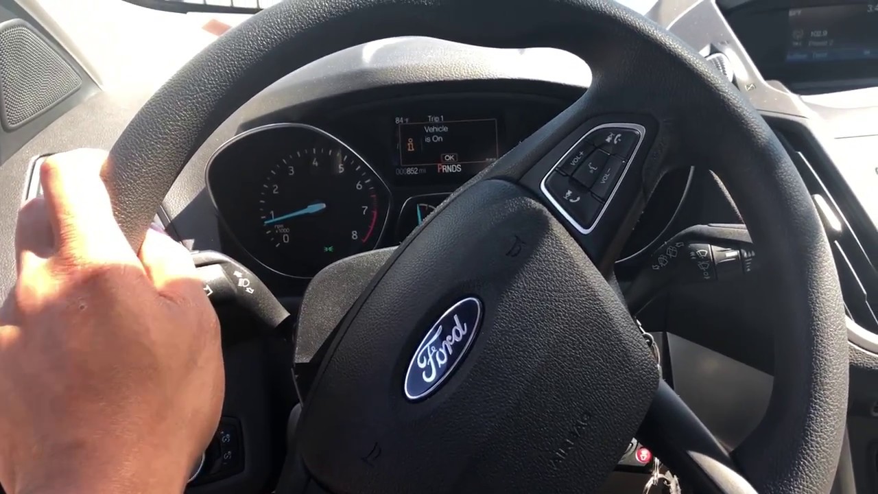 FORD ESCAPE - HOW TO OPEN HOOD