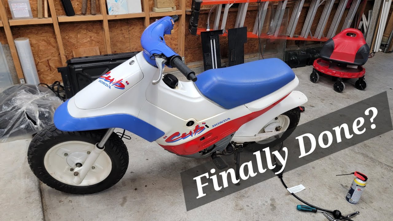 Honda EZ90 Cub. Заведется ли? Часть 10